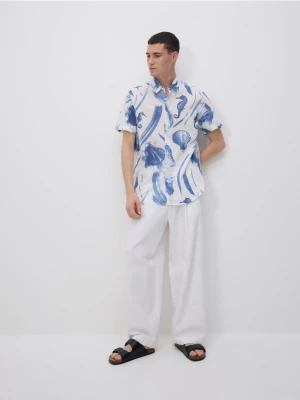 Reserved - Wzorzysta koszula regular fit - wielobarwny