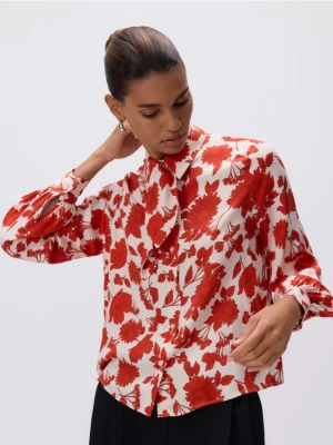 Reserved - Wzorzysta koszula z wiskozy - wielobarwny