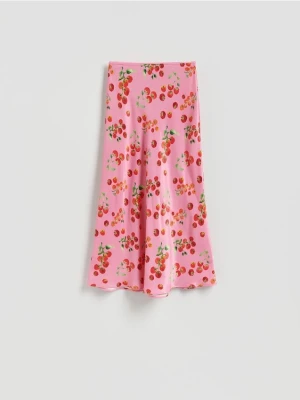 Reserved - Wzorzysta spódnica midi - wielobarwny