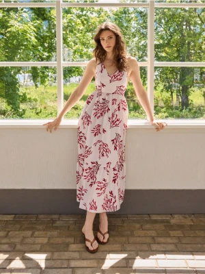 Reserved - Wzorzysta sukienka maxi - wielobarwny