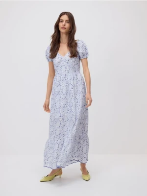 Reserved - Wzorzysta sukienka maxi - wielobarwny