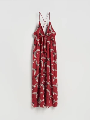 Reserved - Wzorzysta sukienka maxi - wielobarwny