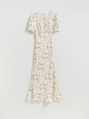 Reserved - Wzorzysta sukienka maxi - wielobarwny