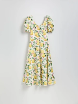 Reserved - Wzorzysta sukienka midi - inny