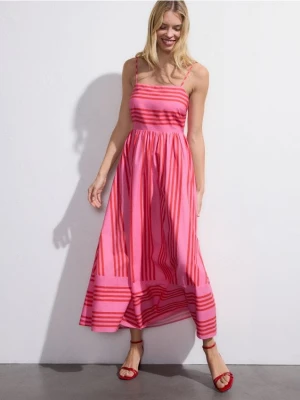 Reserved - Wzorzysta sukienka - wielobarwny