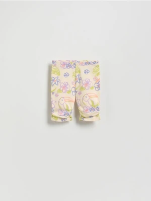 Reserved - Wzorzyste kolarki - beżowy