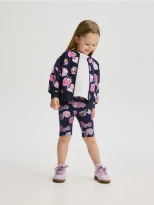 Reserved - Wzorzyste kolarki - granatowy