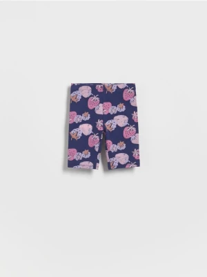Reserved - Wzorzyste kolarki - granatowy