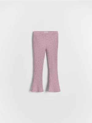 Zdjęcie produktu Reserved - Wzorzyste legginsy - fioletowy