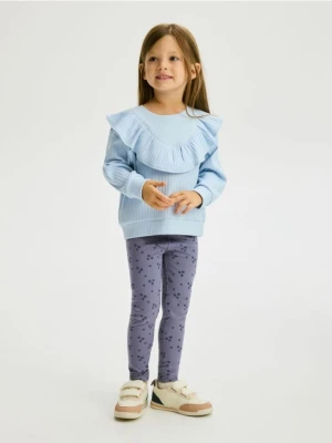 Reserved - Wzorzyste legginsy - jasnoniebieski