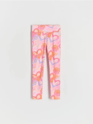 Reserved - Wzorzyste legginsy - wielobarwny