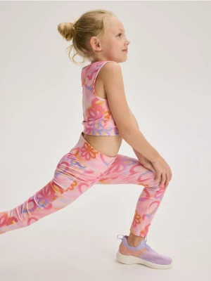 Reserved - Wzorzyste legginsy - wielobarwny