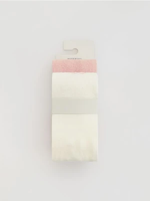 Reserved - Wzorzyste rajstopy - biały