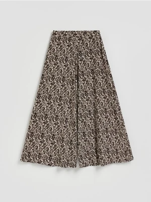 Reserved - Wzorzyste spodnie palazzo - wielobarwny