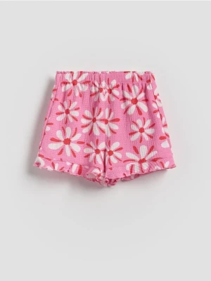 Reserved - Wzorzyste szorty - różowy