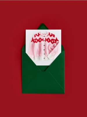 Reserved - Wzorzysty kardigan - wielobarwny