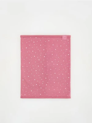 Reserved - Wzorzysty komin - różowy