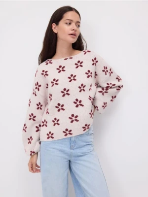 Reserved - Wzorzysty sweter - wielobarwny