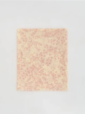 Reserved - Wzorzysty szal - brudny róż