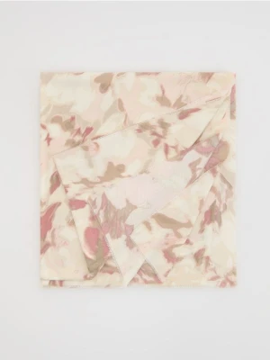 Reserved - Wzorzysty szal z wiskozą - wielobarwny