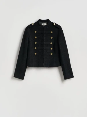 Zdjęcie produktu Reserved - Żakiet z ozdobnymi guzikami - czarny