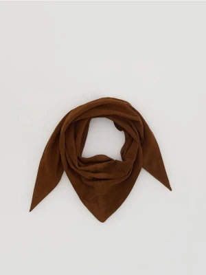 Reserved - Zamszowa bandana - karminowy