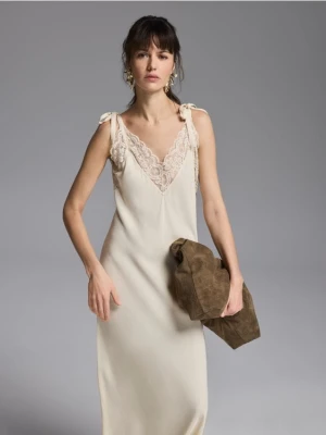 Reserved - Zamszowa torebka hobo - brązowy