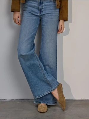 Reserved - Zamszowe baleriny - brązowy