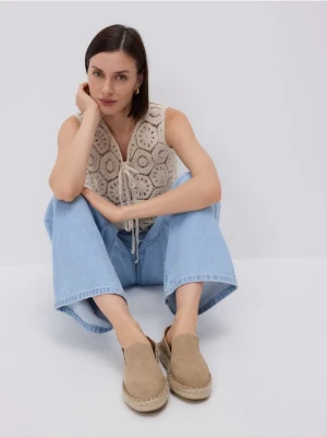 Zdjęcie produktu Reserved - Zamszowe espadryle - beżowy