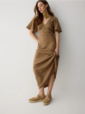 Reserved - Zamszowe espadryle - beżowy