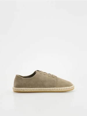 Reserved - Zamszowe espadryle - brązowy