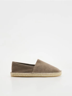 Reserved - Zamszowe espadryle - brązowy