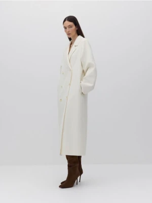 Reserved - Zamszowe kozaki na obcasie - brązowy