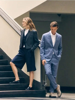 Reserved - Zamszowe półbuty - beżowy