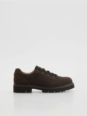 Zdjęcie produktu Reserved - Zamszowe półbuty - ciemnobrązowy