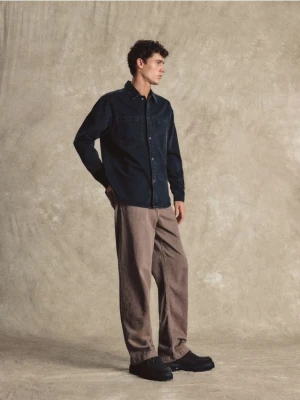 Reserved - Zamszowe półbuty - ciemnobrązowy