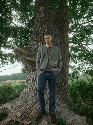 Reserved - Zamszowe półbuty - ciemnobrązowy