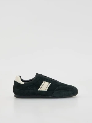 Reserved - Zamszowe sneakersy - czarny