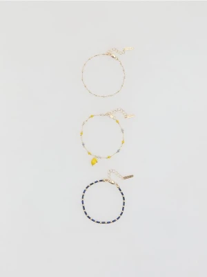 Reserved - Zestaw bransoletek 3 pack - wielobarwny