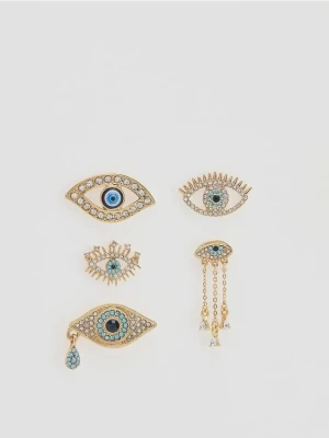 Reserved - Zestaw broszek - wielobarwny