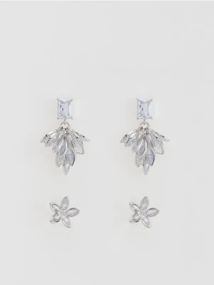 Zdjęcie produktu Reserved - Zestaw kolczyków - srebrny