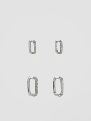 Reserved - Zestaw kolczyków - srebrny