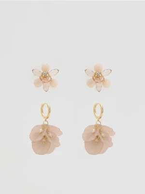 Reserved - Zestaw kolczyków - wielobarwny