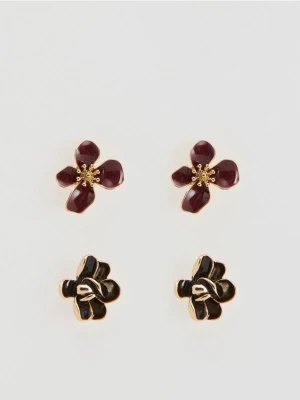 Reserved - Zestaw kolczyków - wielobarwny