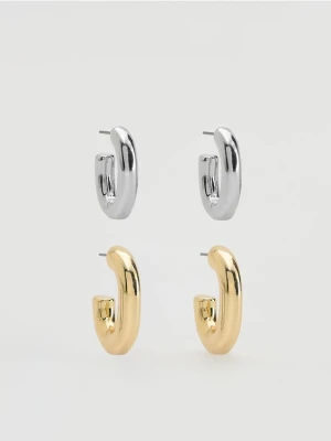 Reserved - Zestaw kolczyków - wielobarwny