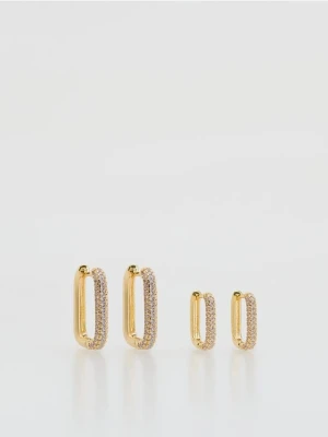 Reserved - Zestaw kolczyków - złoty