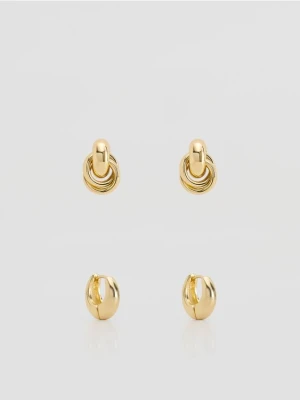 Reserved - Zestaw kolczyków - złoty