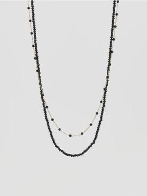 Reserved - Zestaw naszyjników - czarny