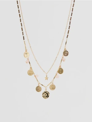 Reserved - Zestaw naszyjników z zawieszkami - wielobarwny