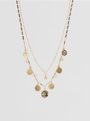 Reserved - Zestaw naszyjników z zawieszkami - wielobarwny